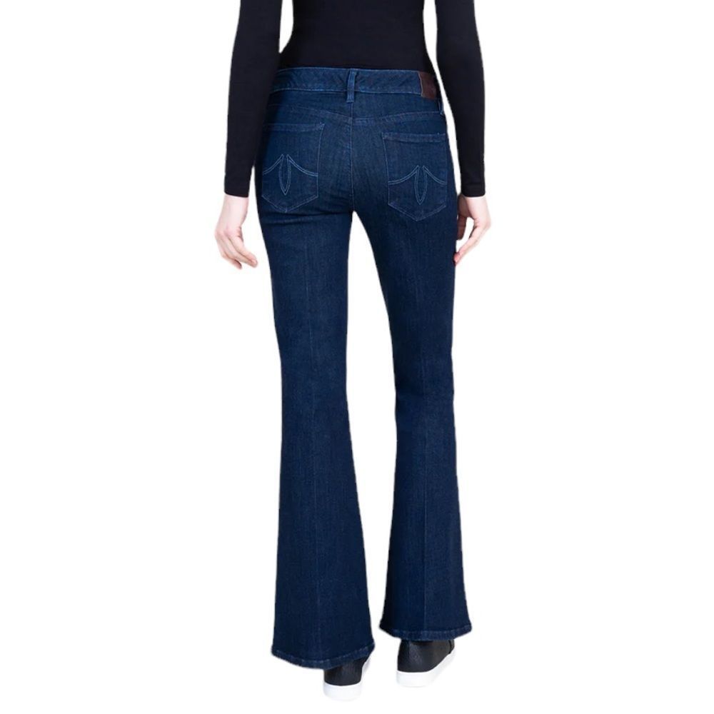 EUC Level 99 Flare Jeans in Rinse 26 2 Dark wash denim - Picture 4 of 16